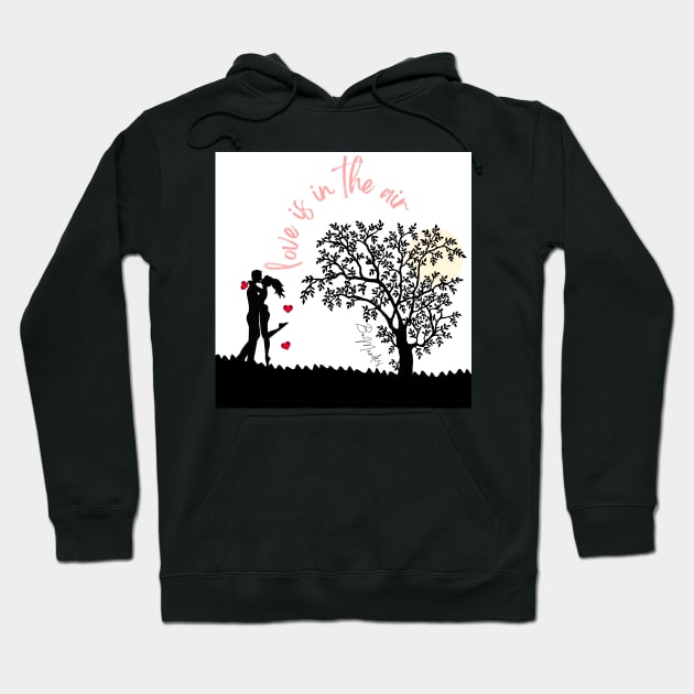 love is in the air Hoodie by FilMate